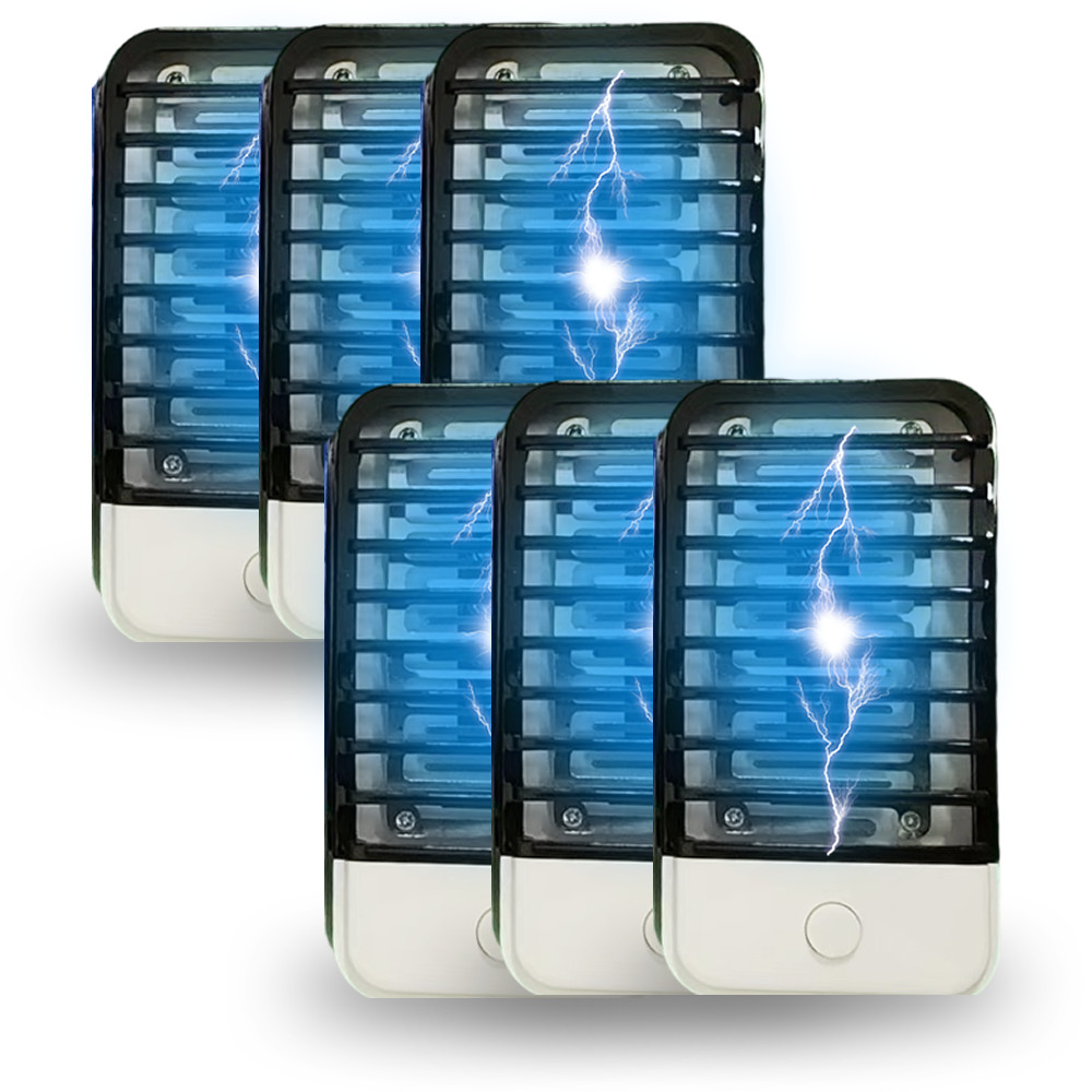 Plug in Bug Zapper Indoor Mosquito Killer, Electronic Mosquito Zappers Gnat 6PC Plug in Bug Zapper Indoor Mosquito Killer, Electronic Mosquito Zappers Gnat 6PC