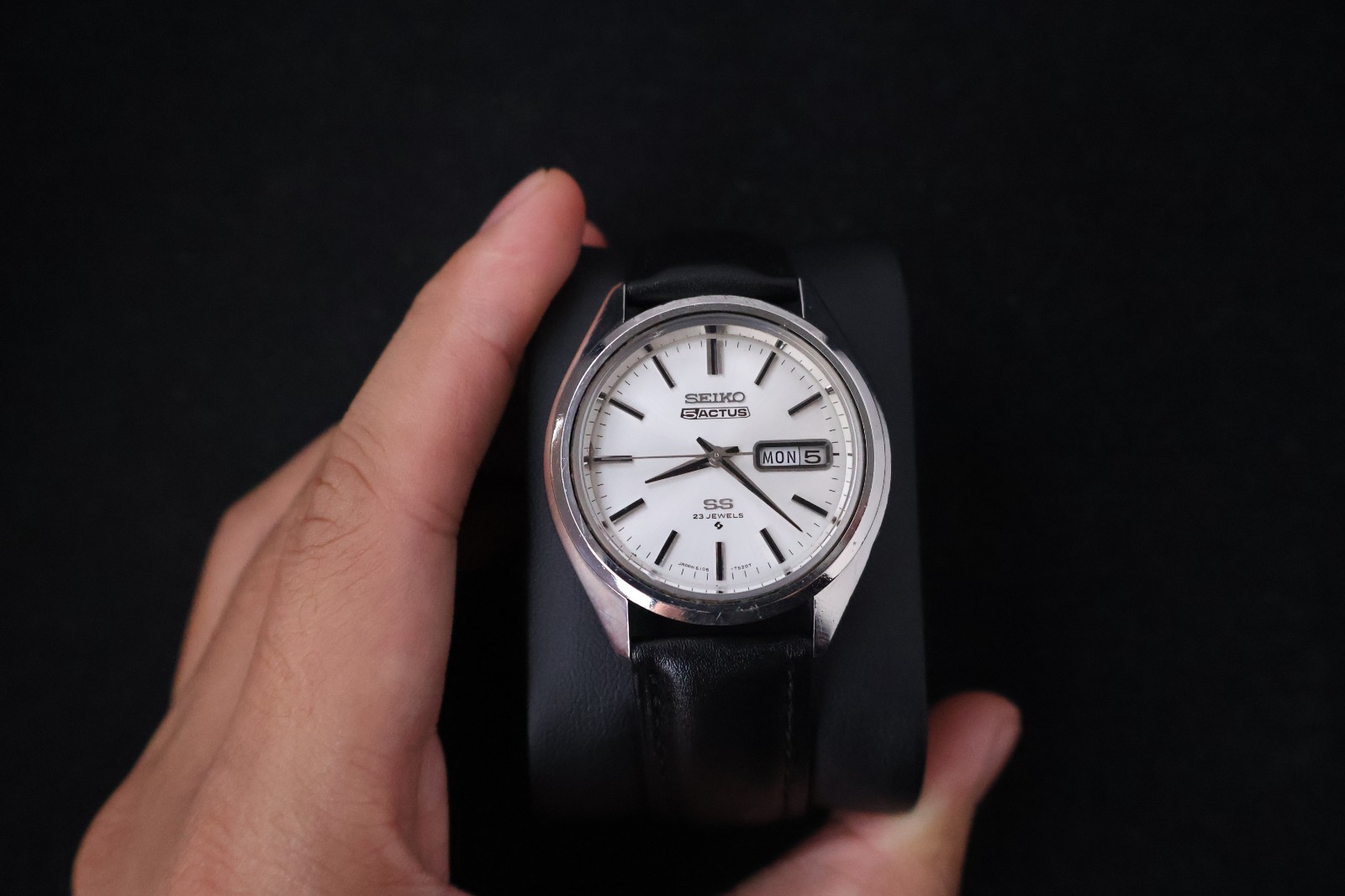 [SERVICED] Rare Vintage 1970 Seiko 5 Actus SS 23 Jewels 6106-7480