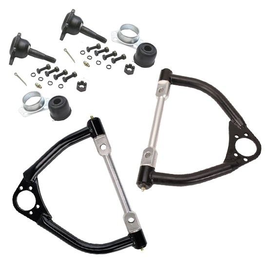 Speedway Motors GM Metric Racing Upper Control Arms Kit: 1978-87, 4130 Chromoly