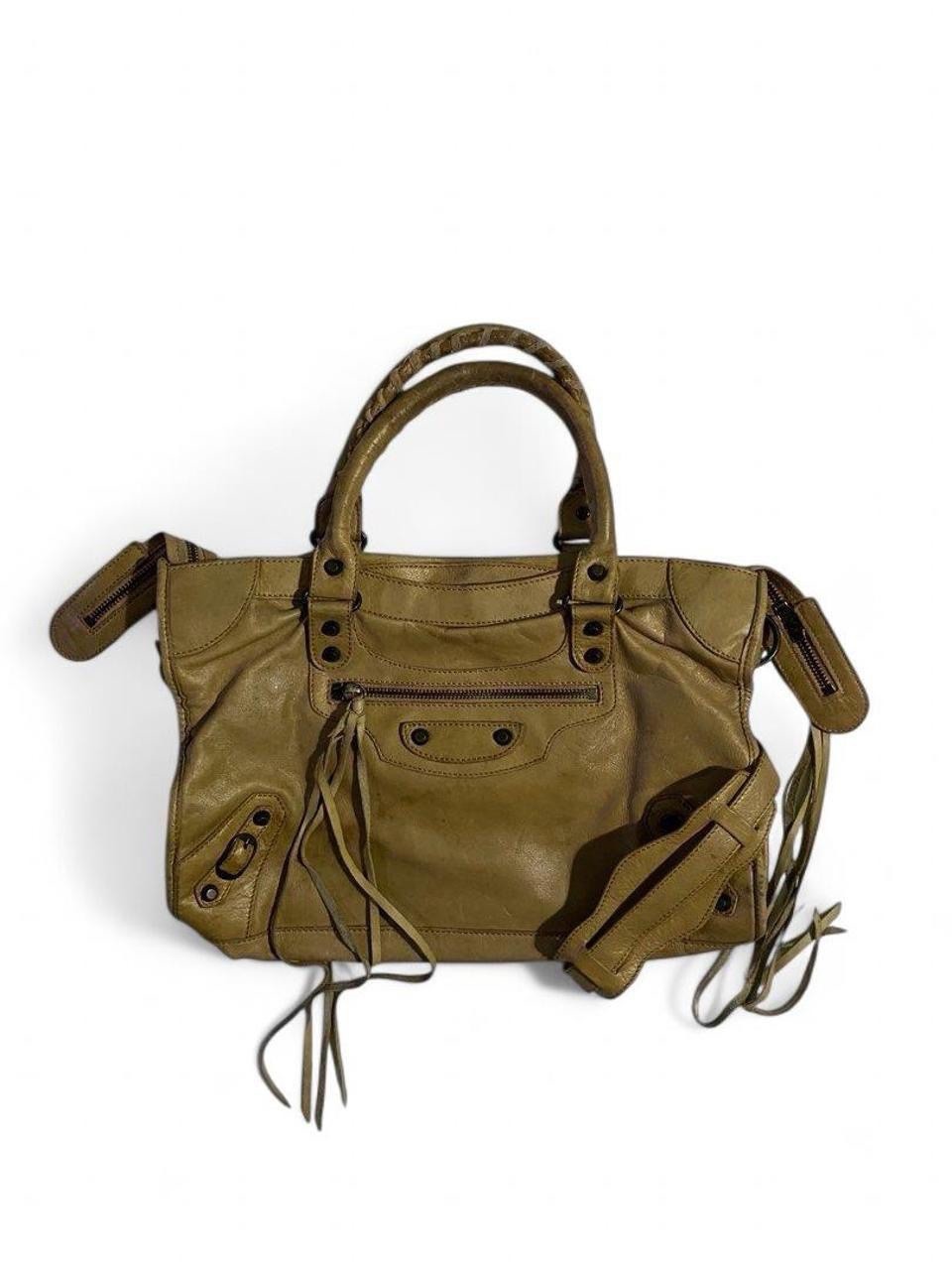 Balenciaga City Bag beige Tan leather city bag medium Size Balenciaga City Bag beige Tan leather city bag medium Size