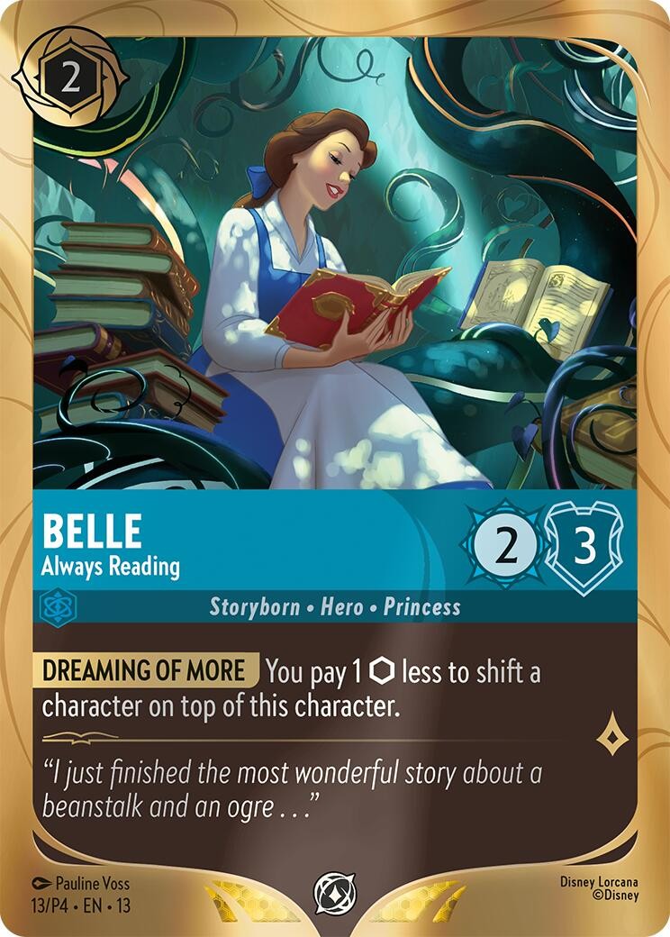 Lorcana Belle - Always Reading Holofoil [DLPC - 13] B05-L-6