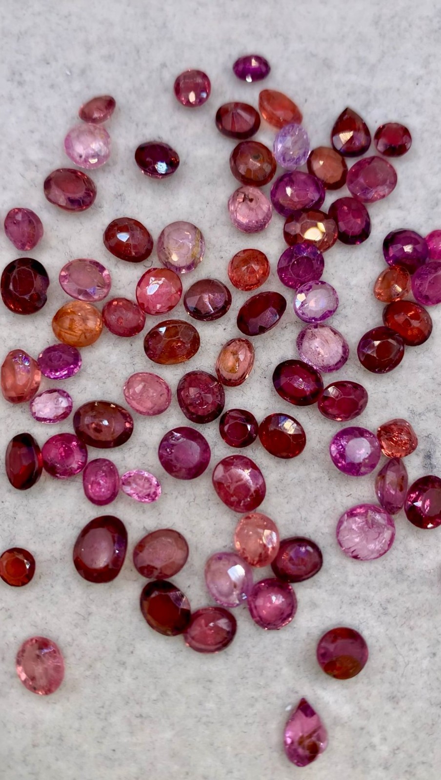 An Extraordinary Collection of Natural Unheated Red & Pink Spinel