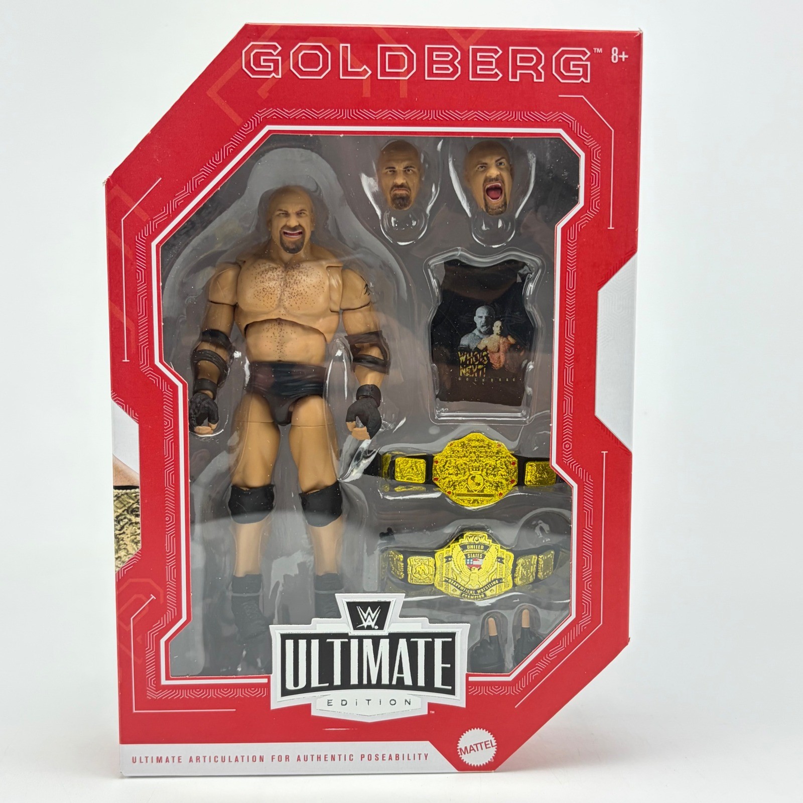 WWE Ultimate Edition Goldberg WCW Monday Night War Figure Mattel NEW in Hand