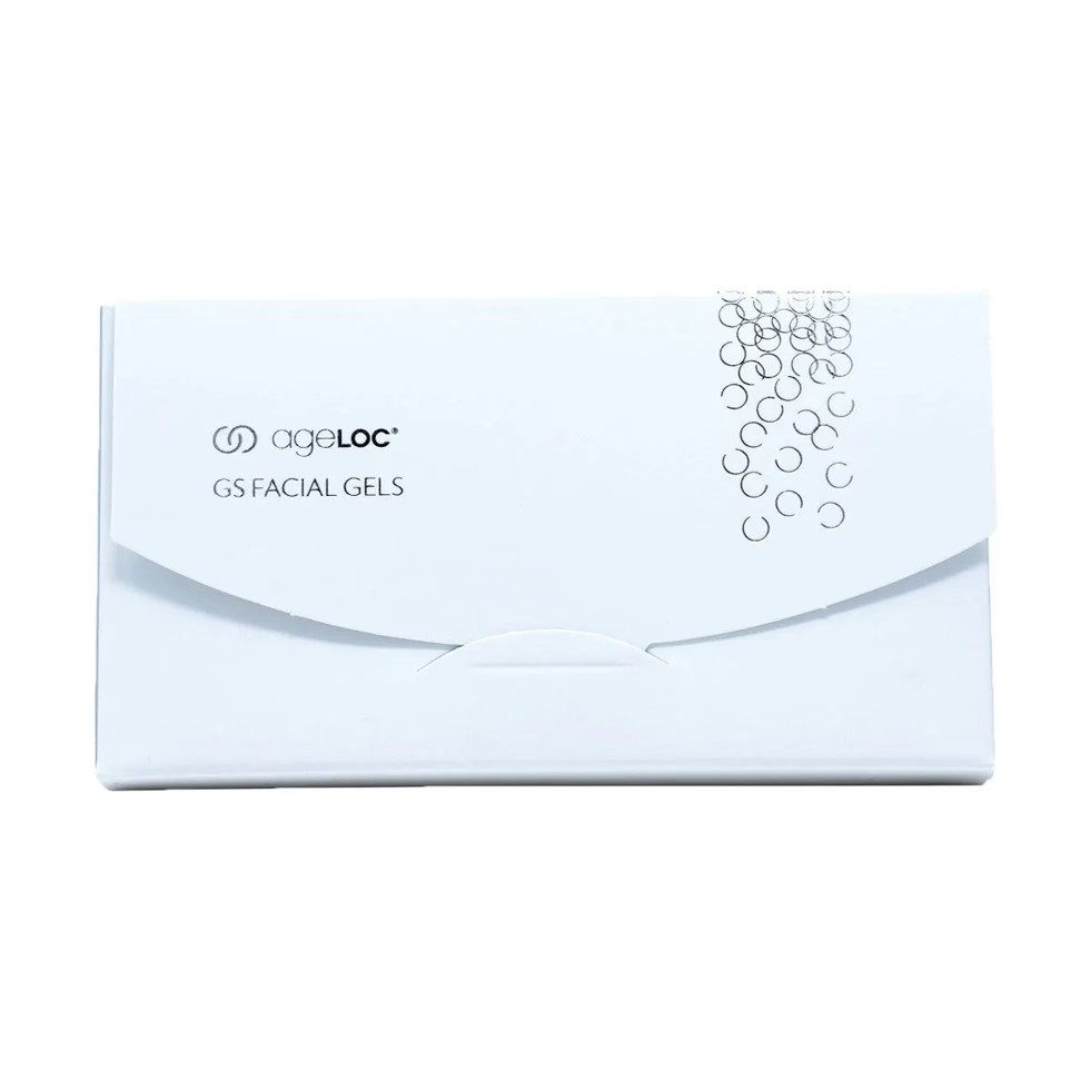 NUSKIN nu skin ageLOC Galvanic Spa Facial Gels + canvas tote — large‑capacity