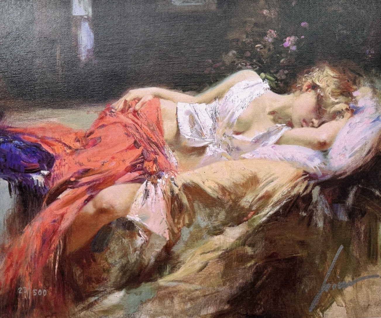 Pino Daeni “Day Dream” Signed and Numbered Limited Edition Giclée Print w COA