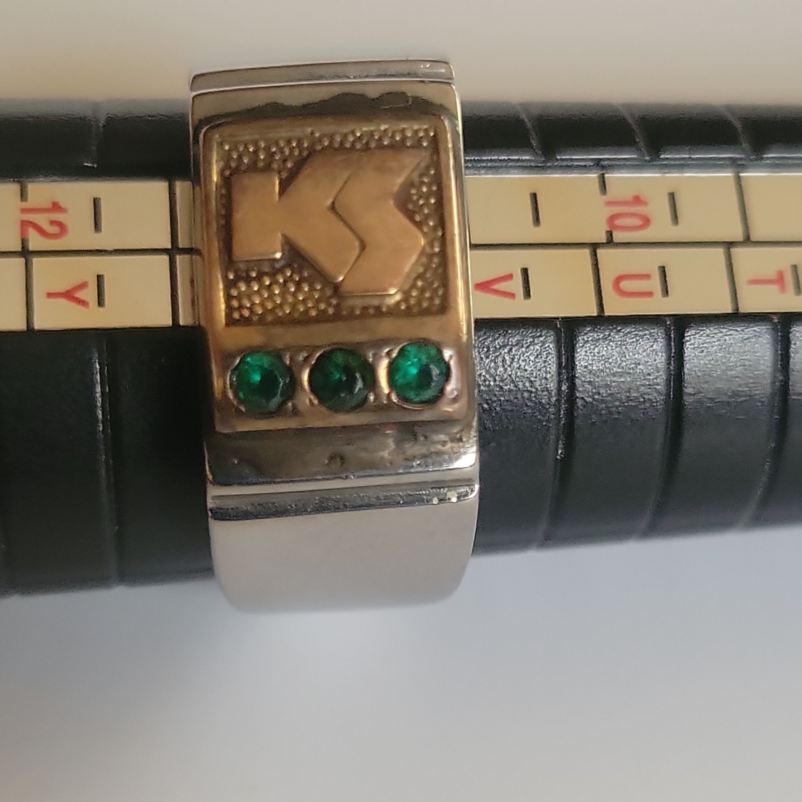 kelly springfield tires vintage men\'s employee ring very rare kelly springfield