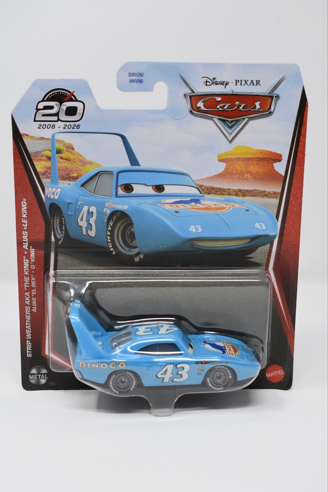 Disney Pixar Cars 20th Anniversary Strip Weathers The King #43 FLM02 2026