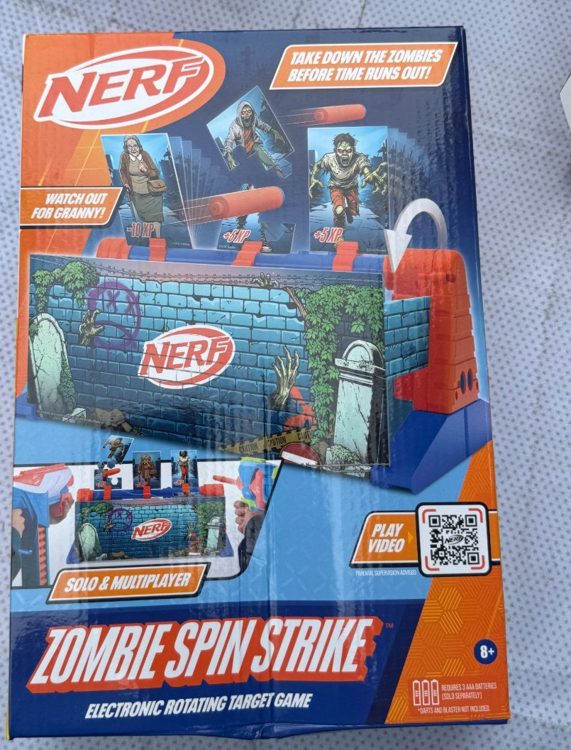 NERF Zombie Spin Strike Toy Blaster Accessory NERF Zombie Spin Strike Toy Blaster Accessory