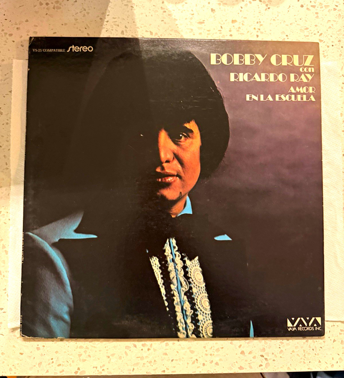 Bobby Cruz Ricardo Ray Amor En La Escuela Vinyl LP 1974 Vaya VS-25 Stereo VG