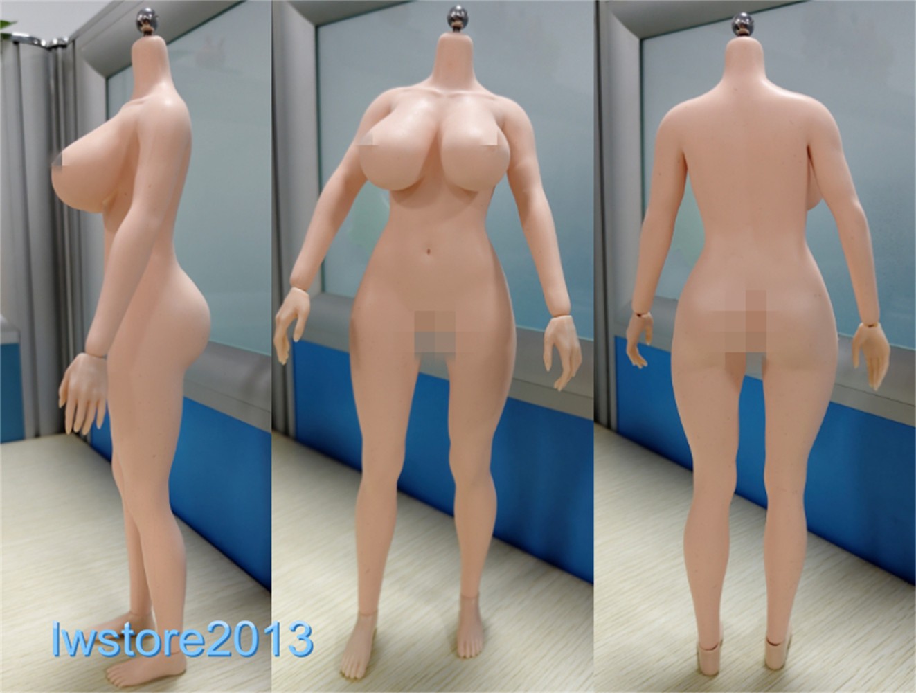 YM610B 1/6 Pale Skin Large Breast Plump Girl 12\