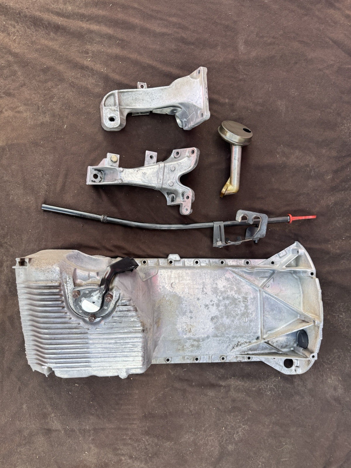 BMW E34 Oil Pan Sump With Dipstick And Pickup  24v Swap Parts E30