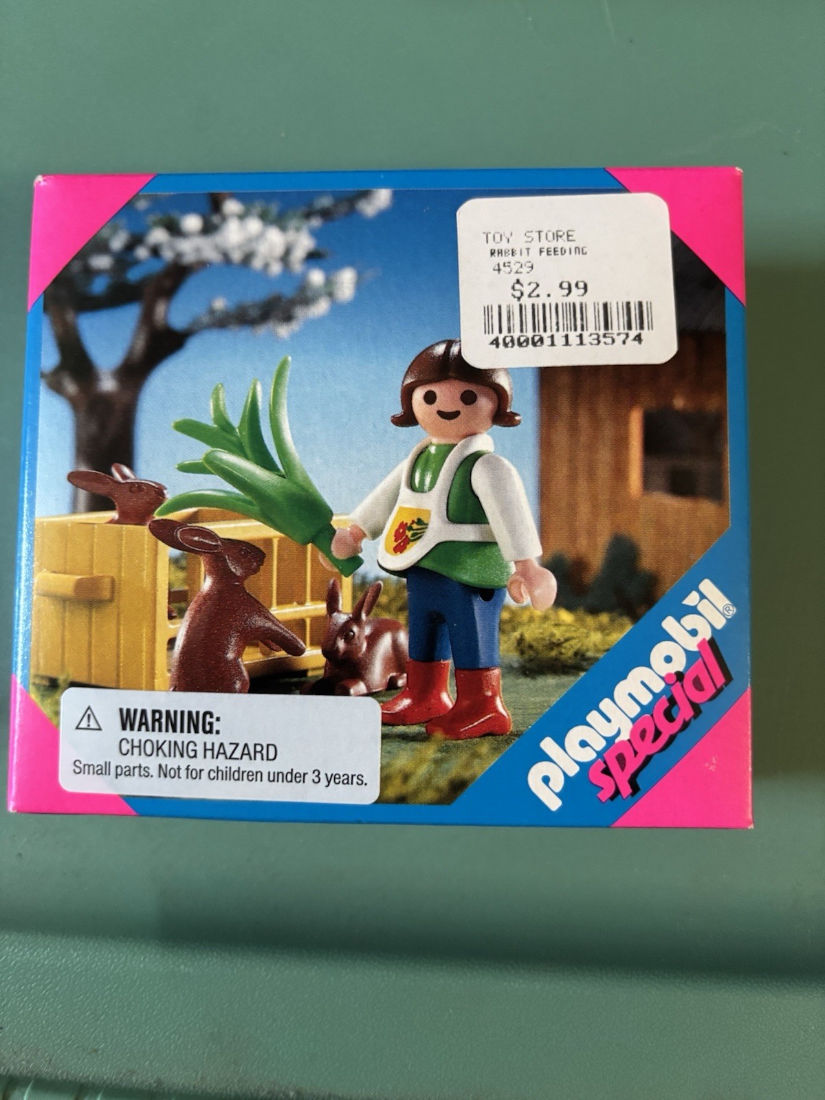 Playmobil Pals 4529 Girl With Bunnies - New Sealed 2004 