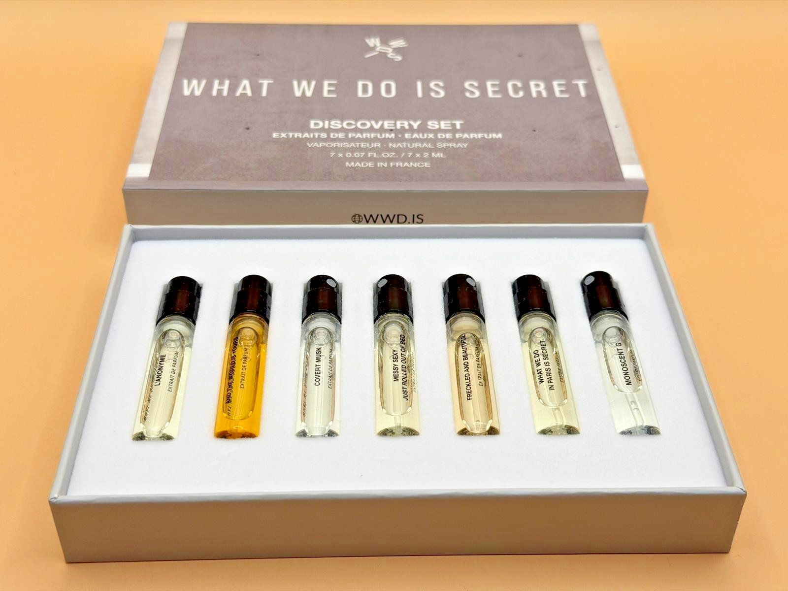 What We Do Is Secret WWDIS Discovery Set 7 x 2ml EXTRAIT de Parfum Samples New What We Do Is Secret WWDIS Discovery Set 7 x 2ml EXTRAIT de Parfum Samples New