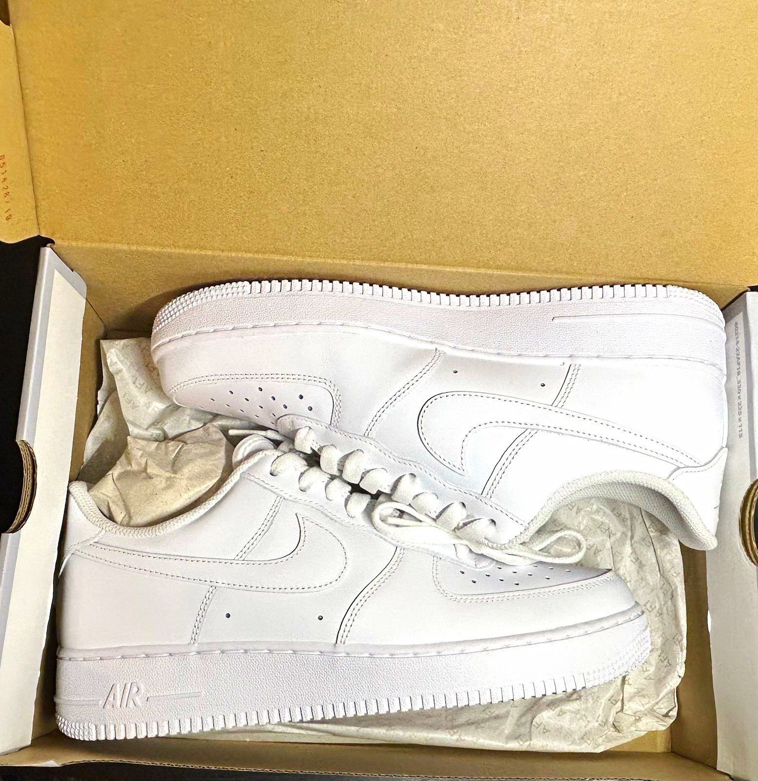 Nike Air Force 1 \'07 Men\'s Low Top Triple White Sneaker CW2288-111 2020