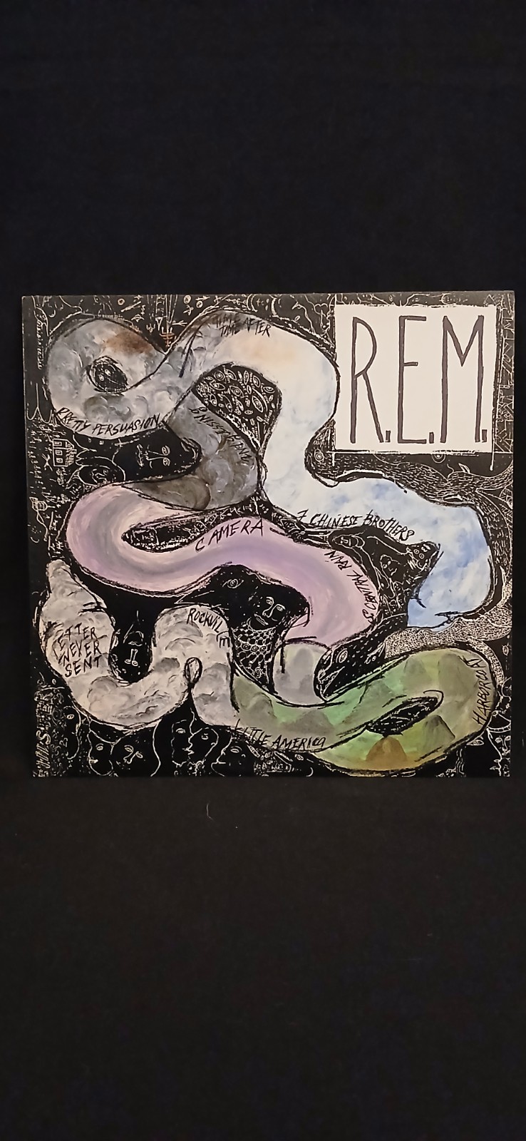 ORIGINAL Vtg 1984 REM Album RECKONING Record 1ST PRESS R.E.M. RARE NEAR MINT ORIGINAL Vtg 1984 REM Album RECKONING Record 1ST PRESS R.E.M. RARE NEAR MINT