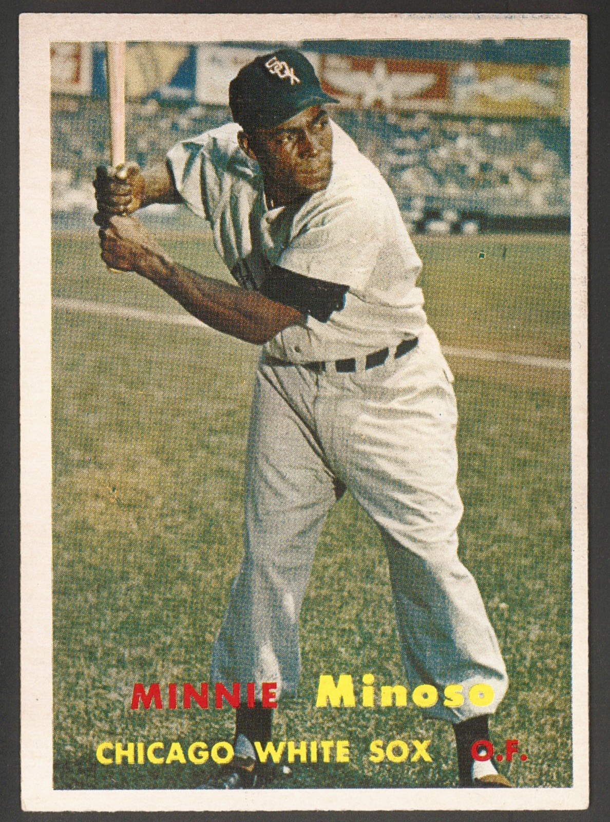 1957 Topps MINNIE MINOSO #138 *VGEX / EX* White Sox HOF & All Time Great 1957 Topps MINNIE MINOSO #138 *VGEX / EX* White Sox HOF & All Time Great