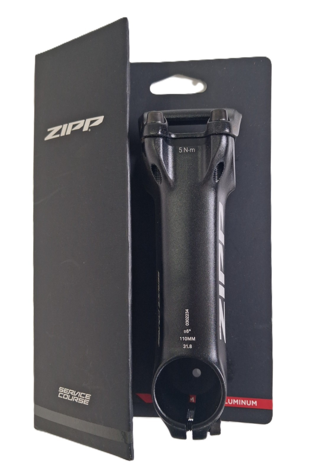 NEW Zipp Service Course Stem 110mm 31.8 +/-6° Blast Black 1-1/8\