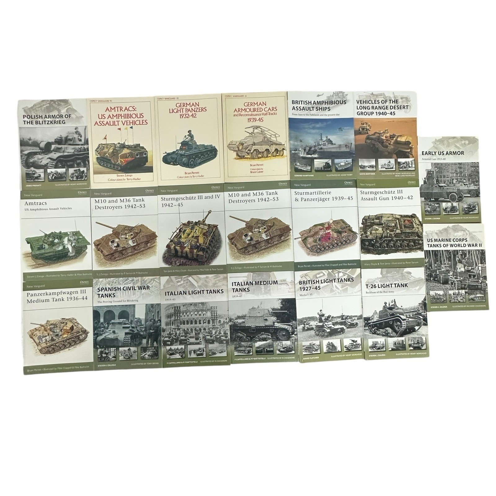 Osprey New Vanguard Series Illustrated NAVAL Military War Book Lot of 20