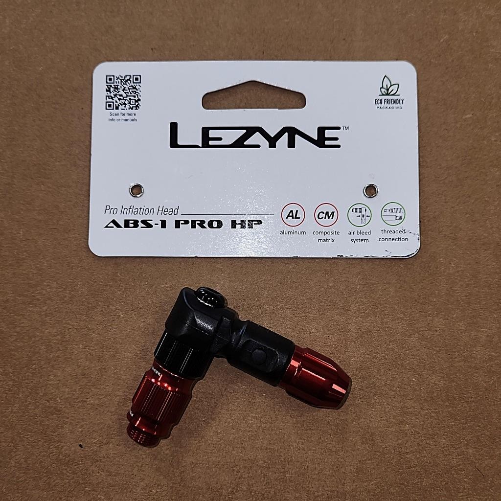 Lezyne ABS-1 Pro High Pressure Bike Pump Chuck Head Presta Shrader NO PACKAGING Lezyne ABS-1 Pro High Pressure Bike Pump Chuck Head Presta Shrader NO PACKAGING