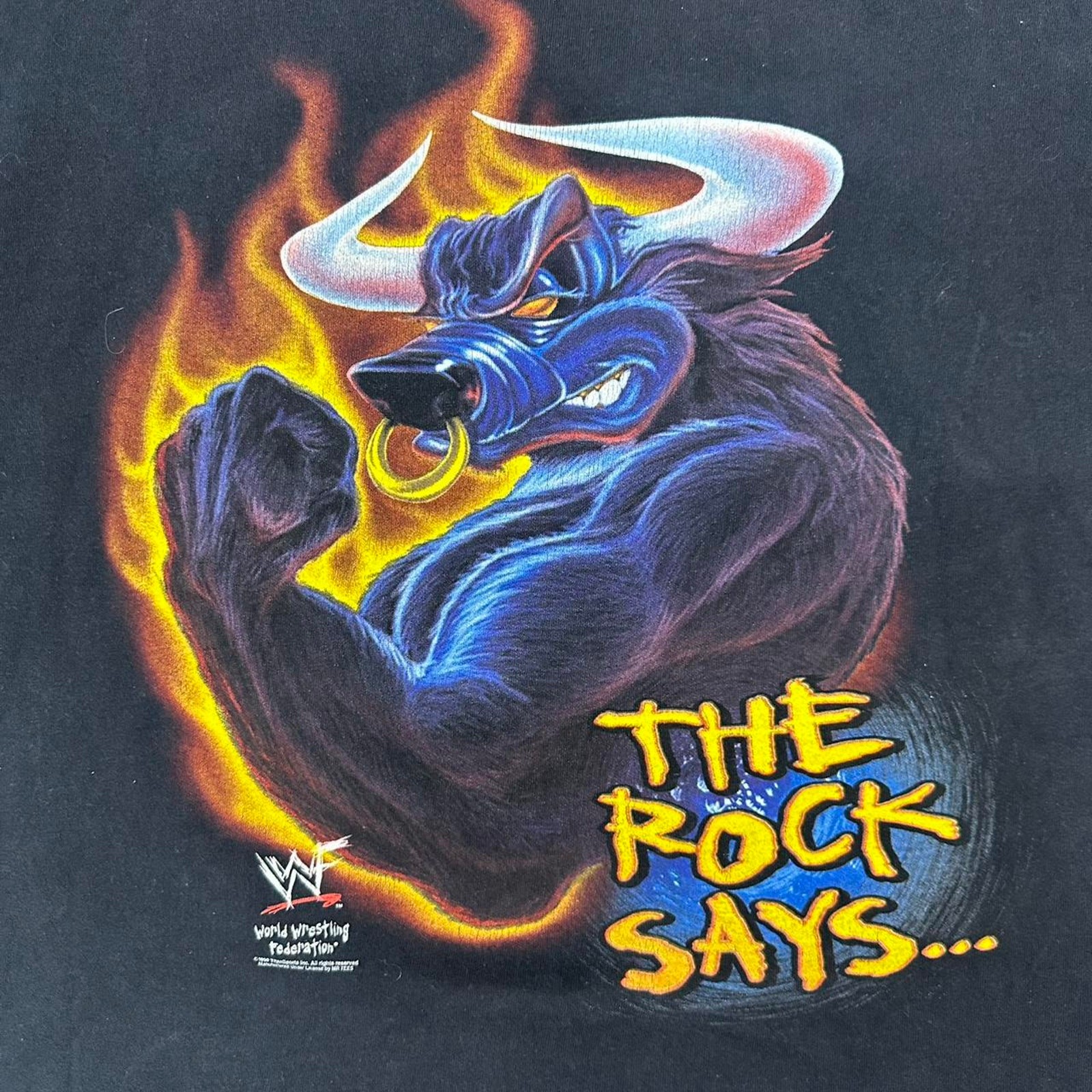 Vintage 1999 WWF Brahma Bull “Know Your Role & Shut Your Mouth” Tee