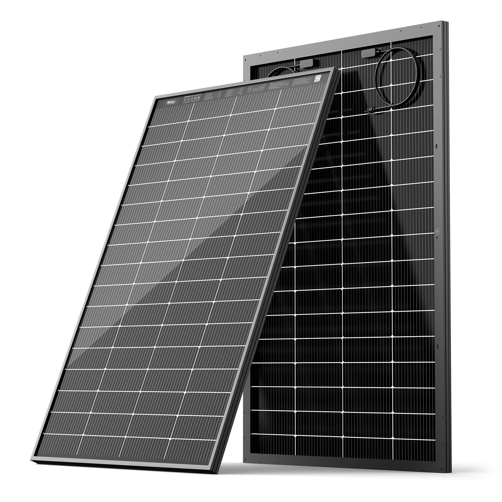 HQST 200W Solar Panel, N-Type, Bifacial, 16BB, up to 25.4% Efficiency, IP68