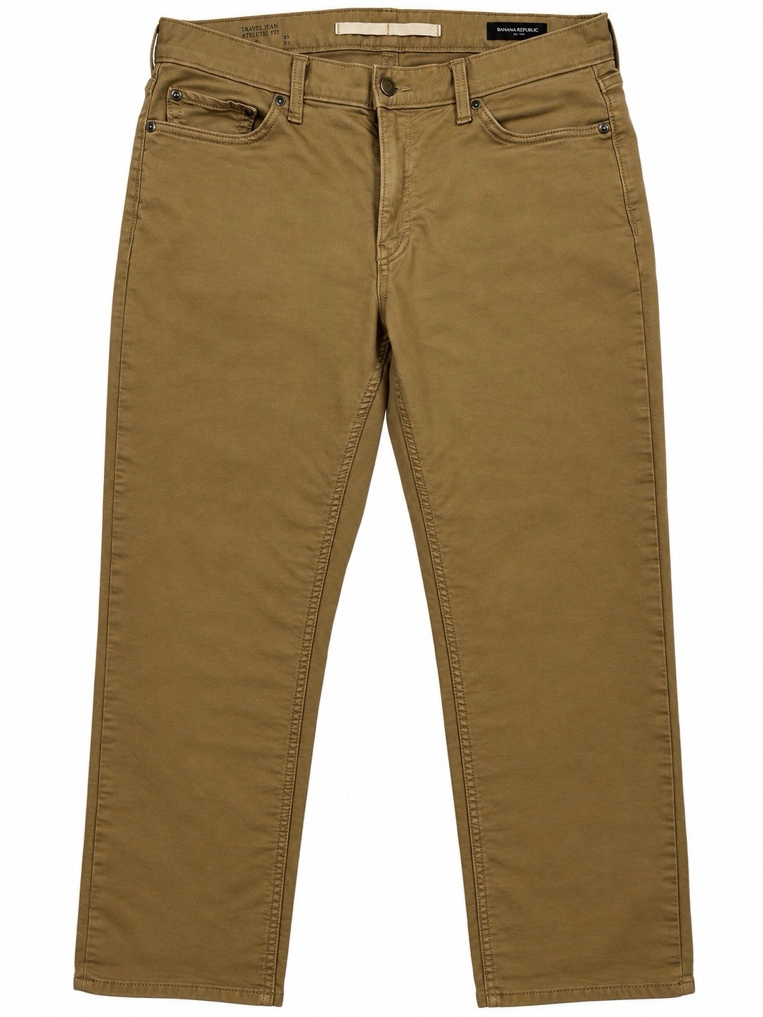 Banana Republic Factory Travel Pant Men’s 34x30 Athletic Fit, Whiskey Banana Republic Factory Travel Pant Men’s 34x30 Athletic Fit, Whiskey