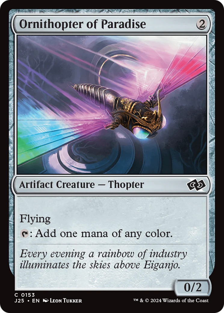 MTG Ornithopter of Paradise [Foundations Jumpstart] Near Mint Magic