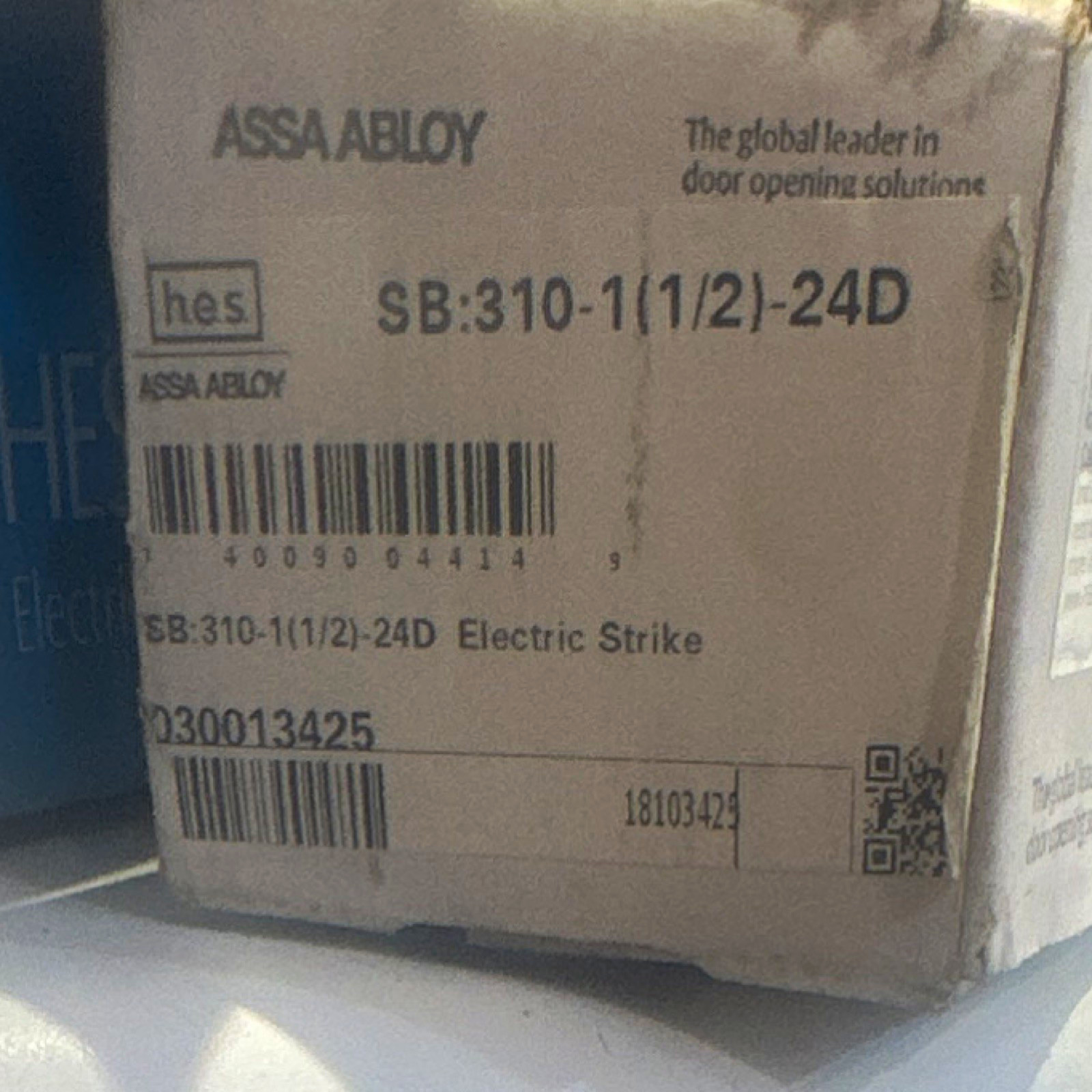 (QTY:2)Assa Abloy HES Folger Adam Electric Strike SB:310-1(1/2)-24D