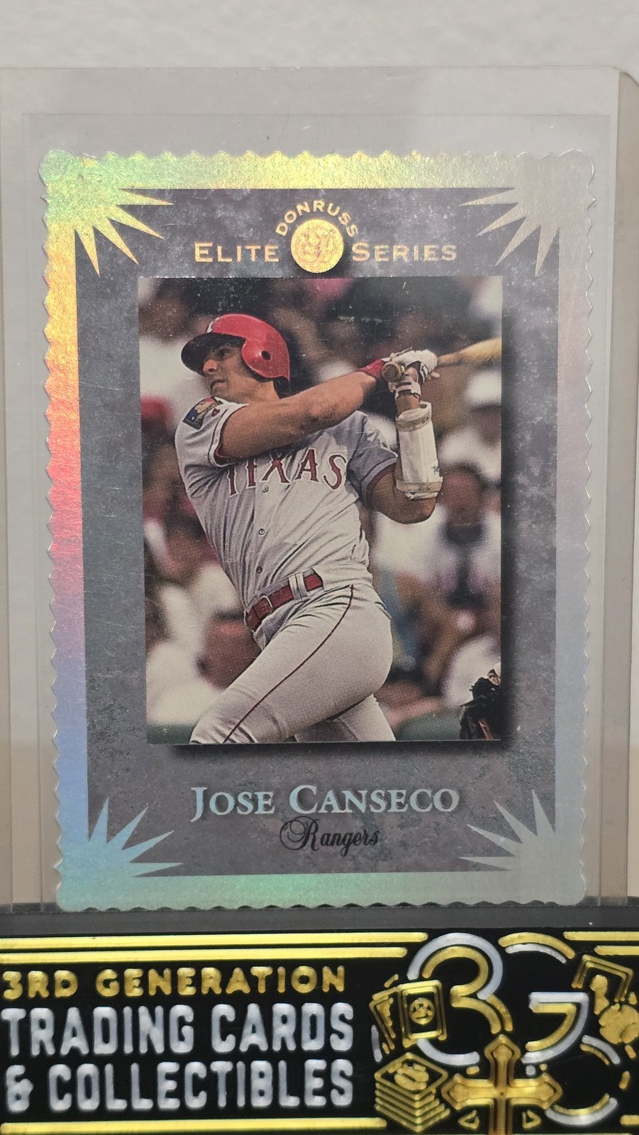 1995 Donruss #59 Jose Canseco Elite Series #/561610000 1995 Donruss #59 Jose Canseco Elite Series #/561610000