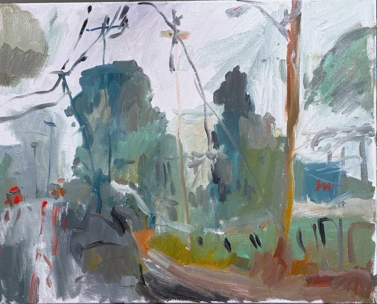 Impressionism Landscape Plein Air Original Oil Painting On Canvas 16”x20” Signed Impressionism Landscape Plein Air Original Oil Painting On Canvas 16”x20” Signed