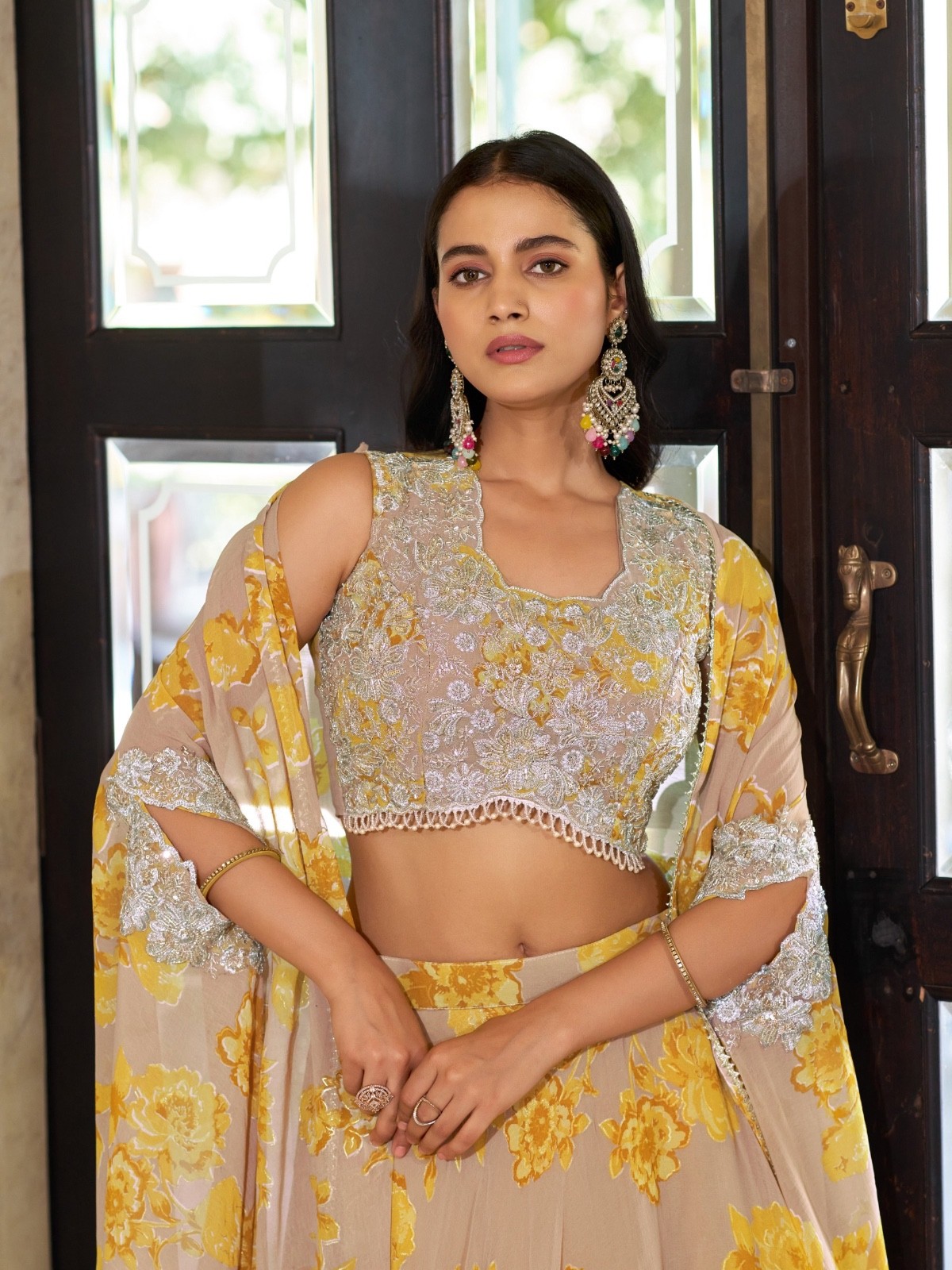 Premium Lehnga Choli Bridesmaid with a prettiest pastel lehenga on the internet