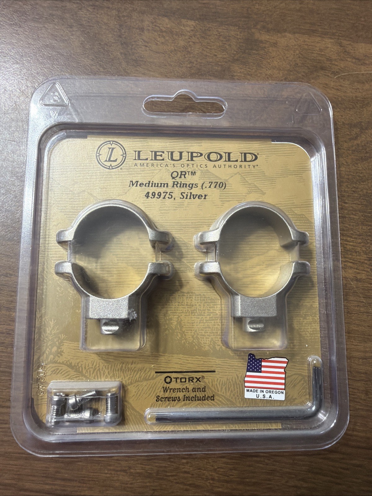 NOS DISCONTINUED Leupold Quick Release QR Medium Riflescope Rings 1”Silver 49975 NOS DISCONTINUED Leupold Quick Release QR Medium Riflescope Rings 1”Silver 49975