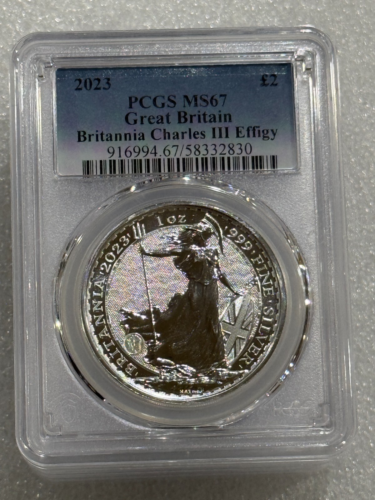 🌟2023 Great Britain Britannia 1oz Silver Coin PCGS MS67 🌟 🌟2023 Great Britain Britannia 1oz Silver Coin PCGS MS67 🌟
