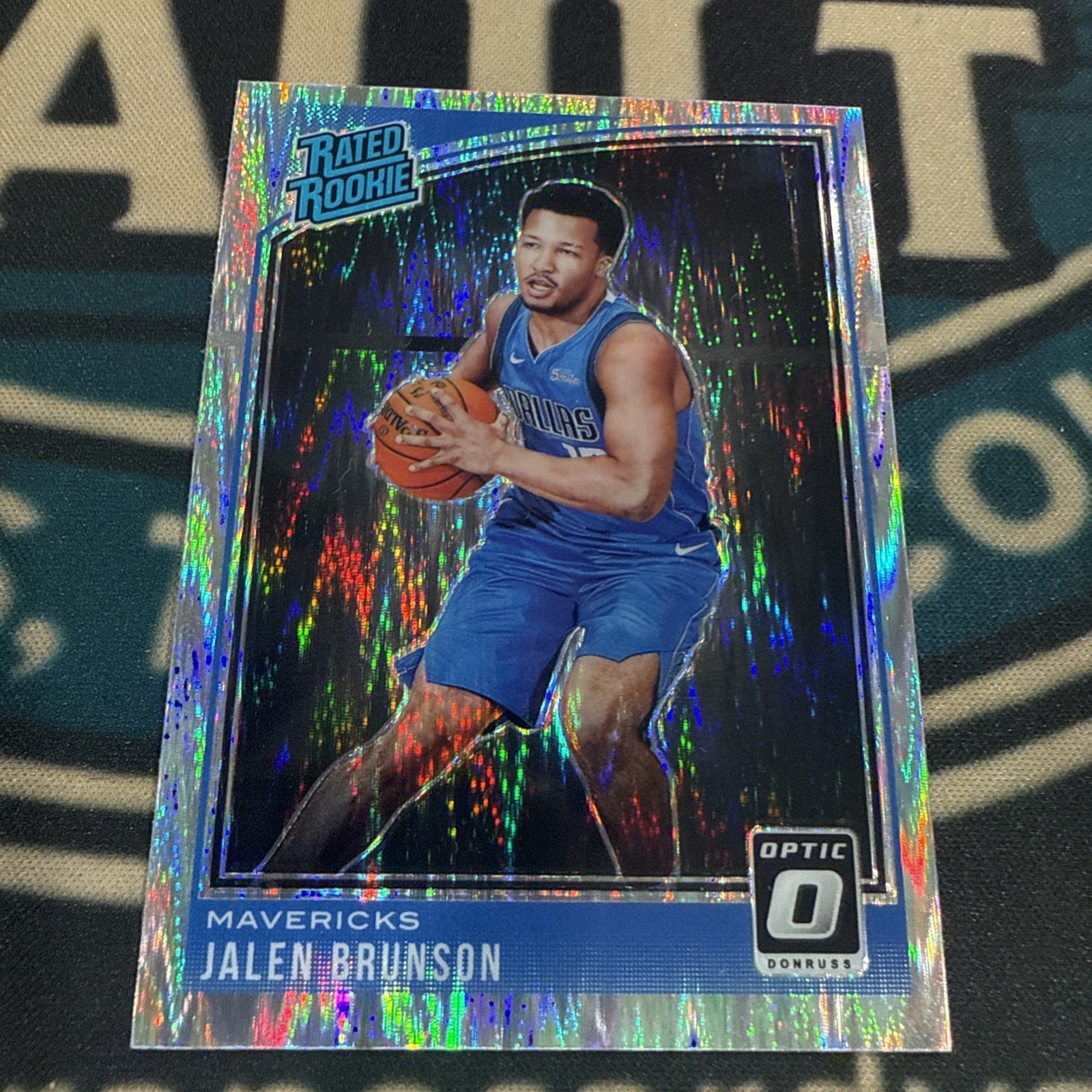2018-19 Optic Jalen Brunson Shock Rated Rookie RC SP Knicks #198 NBA Finals MVP 2018-19 Optic Jalen Brunson Shock Rated Rookie RC SP Knicks #198 NBA Finals MVP