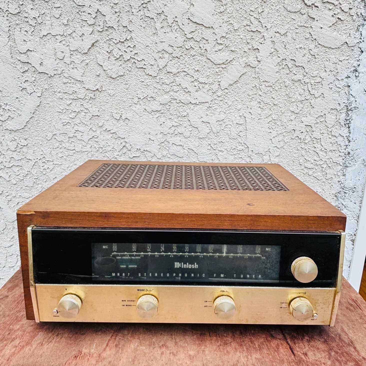 1960s McIntosh MR67 Tube Stereo FM Tuner, Classic Home Audio Radio Equipment