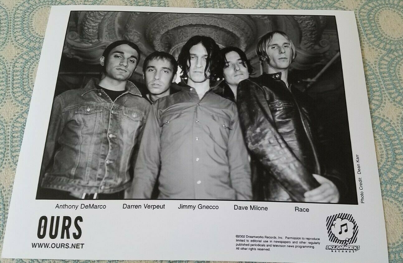 RC176 Band 8x10 Press Photo PROMO MEDIA Ours American-based rock band RC176 Band 8x10 Press Photo PROMO MEDIA Ours American-based rock band