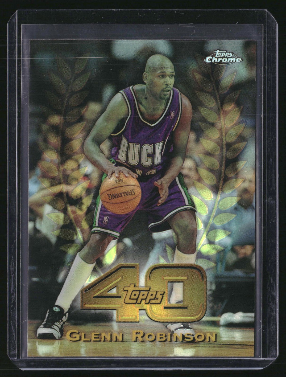 1997-98 Topps Chrome #T40-31 Glenn Robinson Topps 40 Refractors 1997-98 Topps Chrome #T40-31 Glenn Robinson Topps 40 Refractors