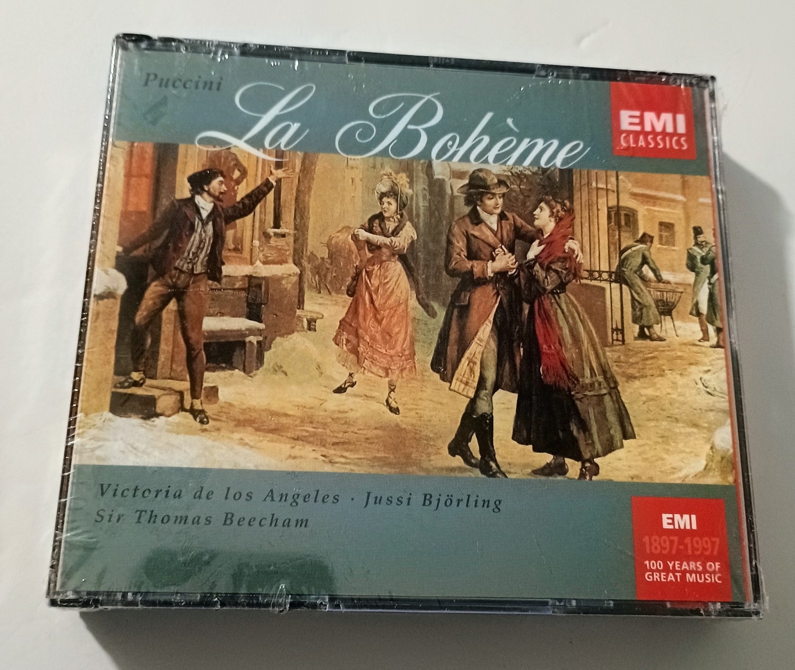 Puccini La Boheme 2 CD Set EMI Beecham de los Angeles Bjorling New. Puccini La Boheme 2 CD Set EMI Beecham de los Angeles Bjorling New.