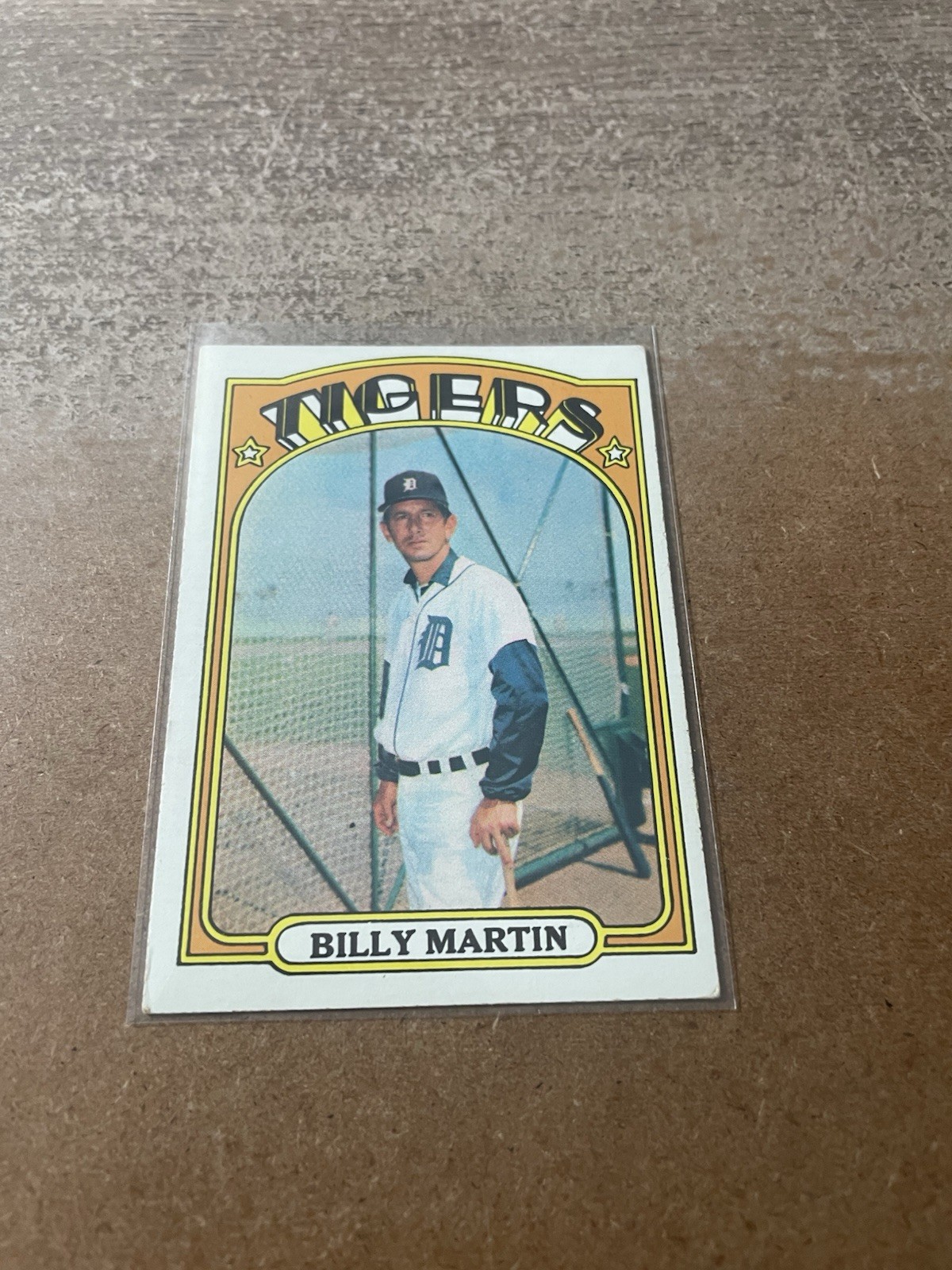 1972 Topps - Billy Martin Tigers #33