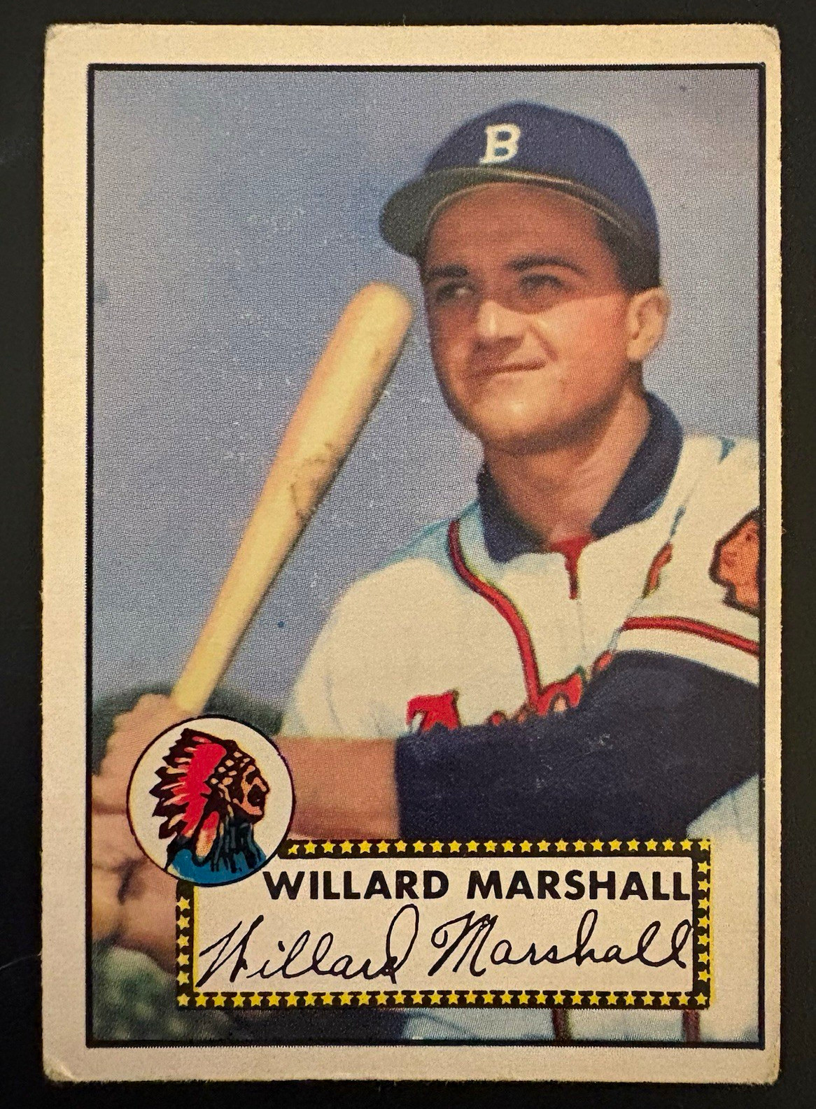 Topps 1952 - Willard Marshall #96 Boston Braves Base Set [Base]
