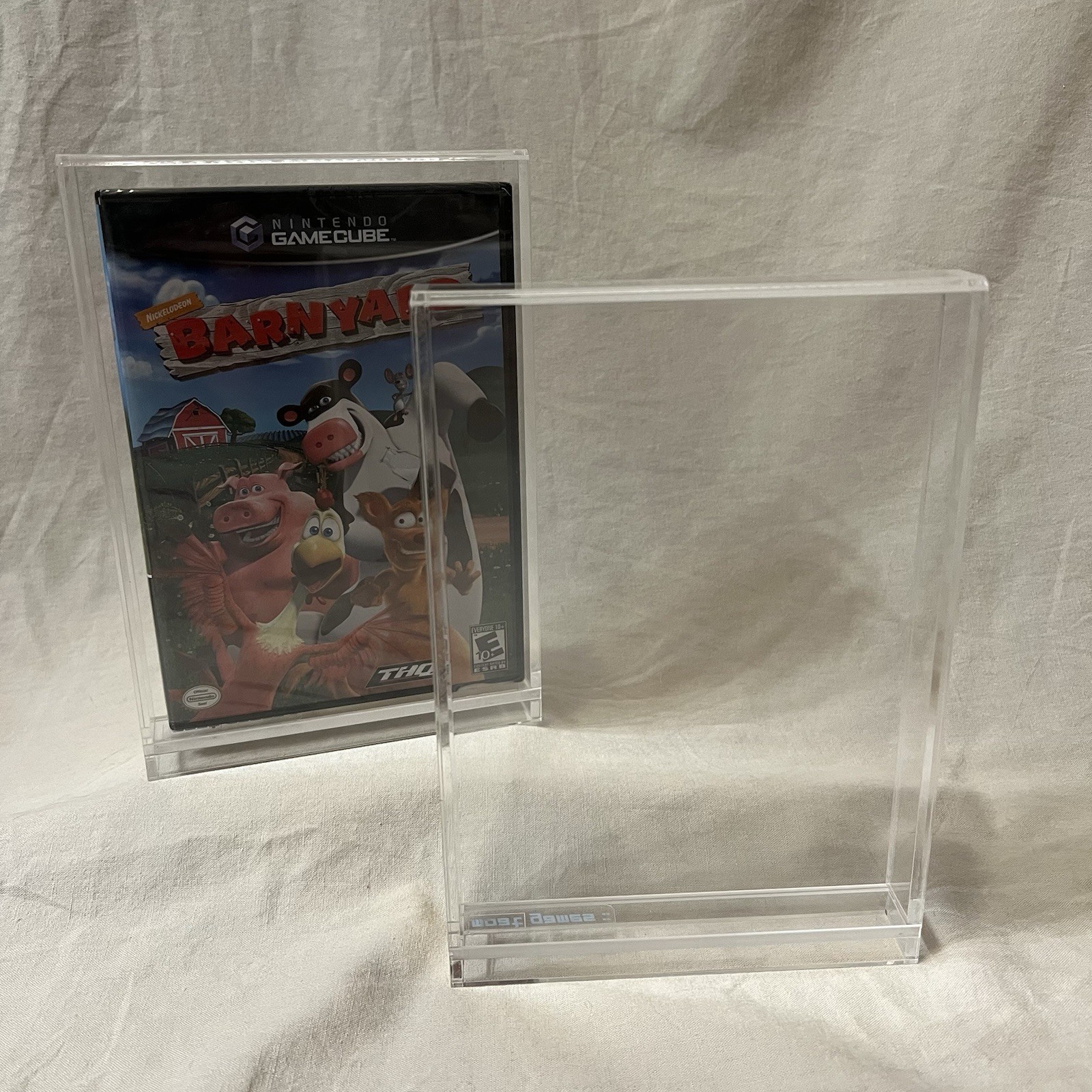 Acrylic Video Game Display Case - Xbox PS2 GameCube Xbox 360 Wii + UV Protection