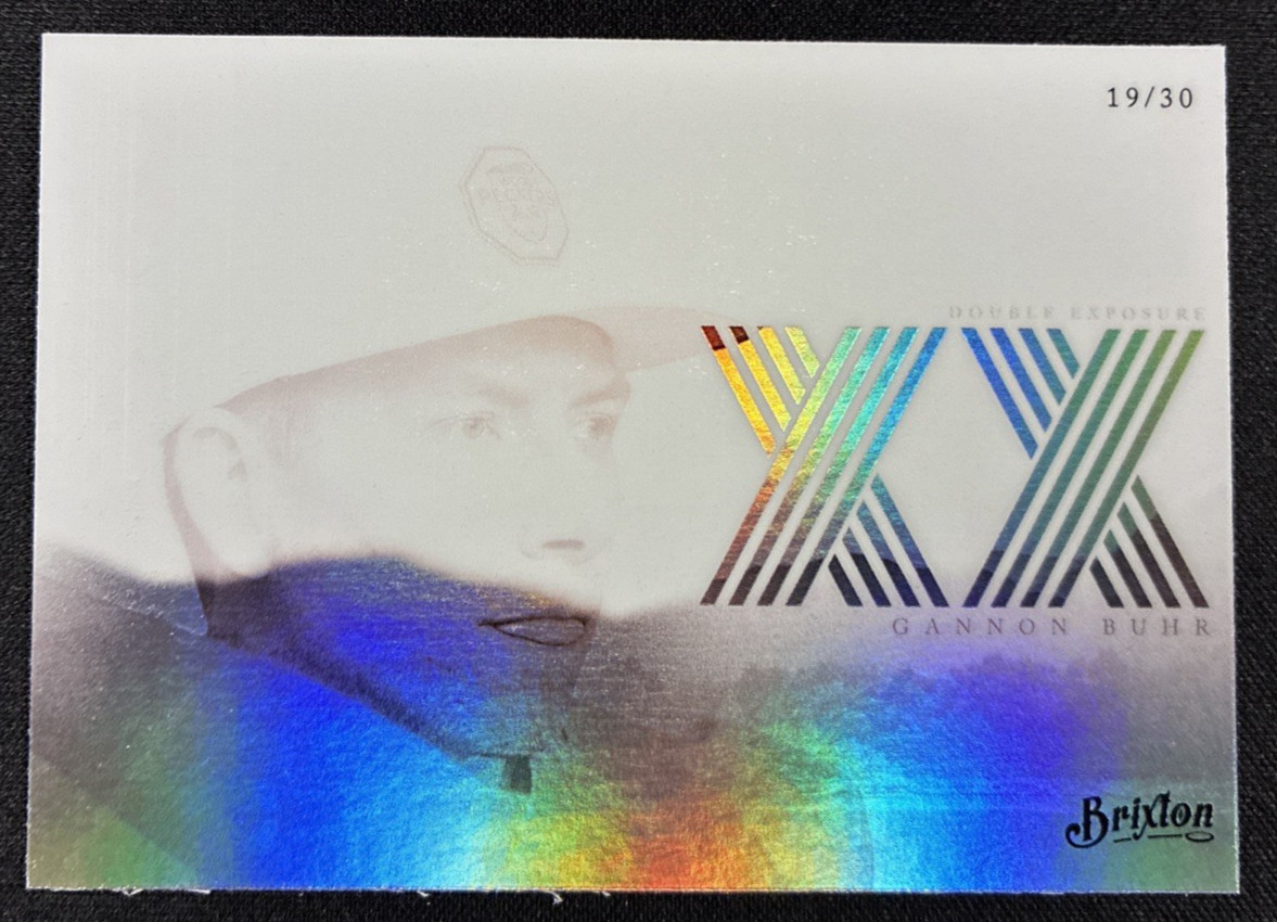 2025 Brixton Titanium Double Exposure #20 Gannon Buhr /30