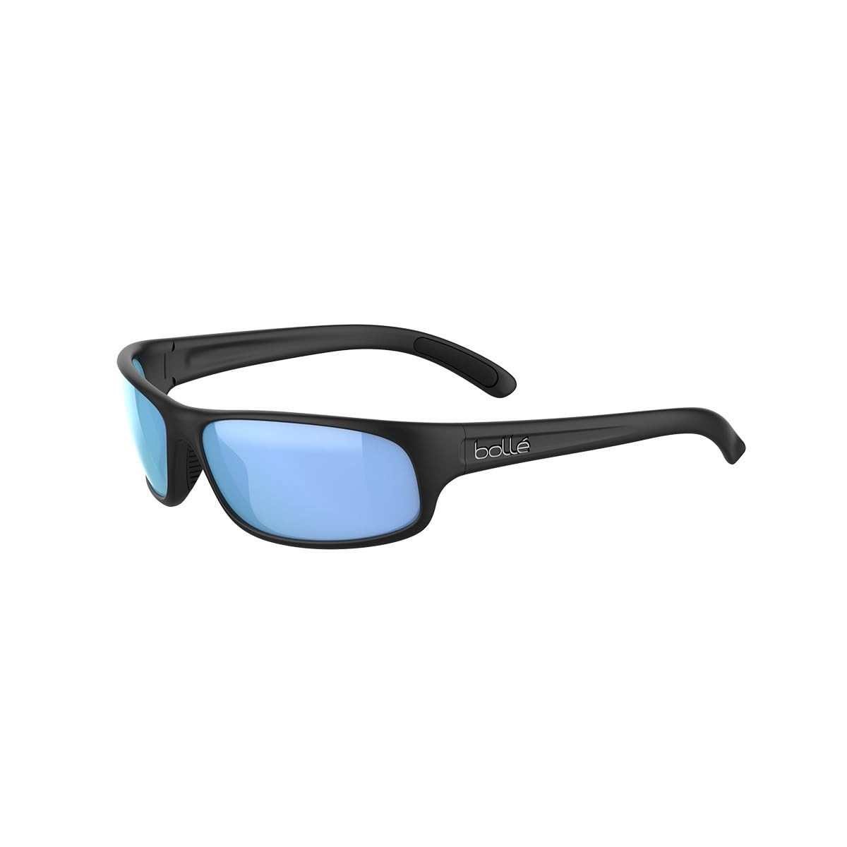 Bolle Anaconda Wrap Around Polarized Sunglasses Bundle, Black Matte BOAnaconda Bolle Anaconda Wrap Around Polarized Sunglasses Bundle, Black Matte BOAnaconda