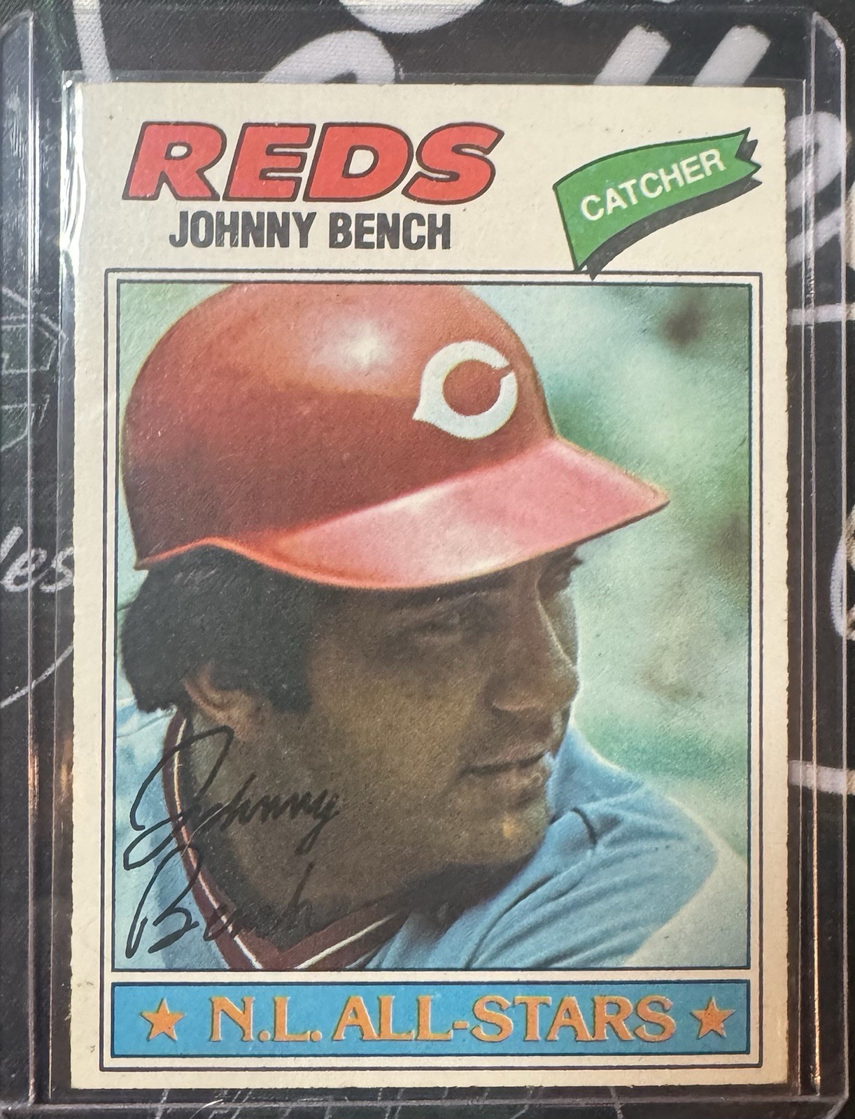 ⚾️Topps 1977 Johnny Bench #70 N.L. All-Stars Cincinnati Reds ⚾️Topps 1977 Johnny Bench #70 N.L. All-Stars Cincinnati Reds