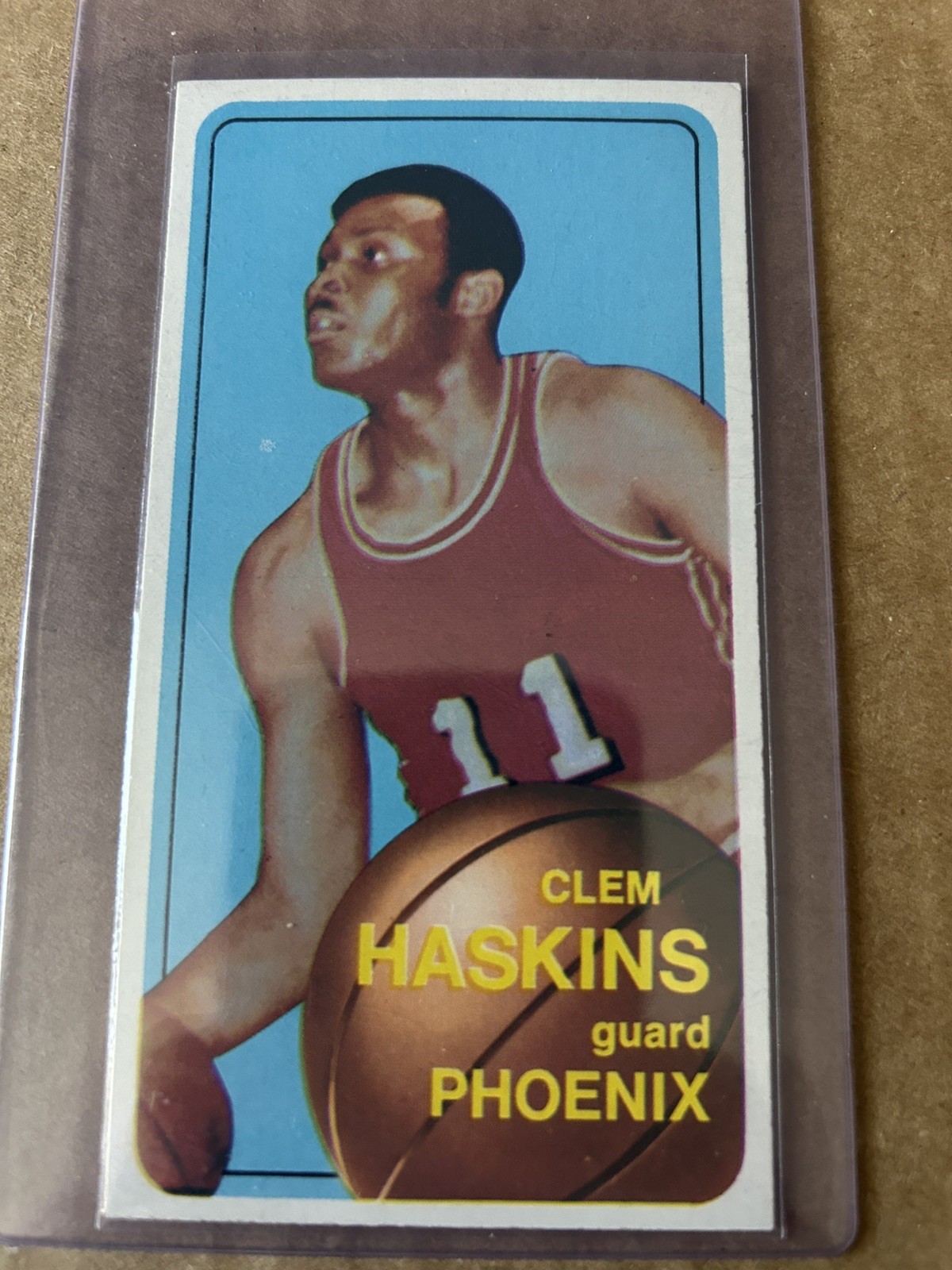 1970-71 Topps Basketball  #165 Clem Haskins EX