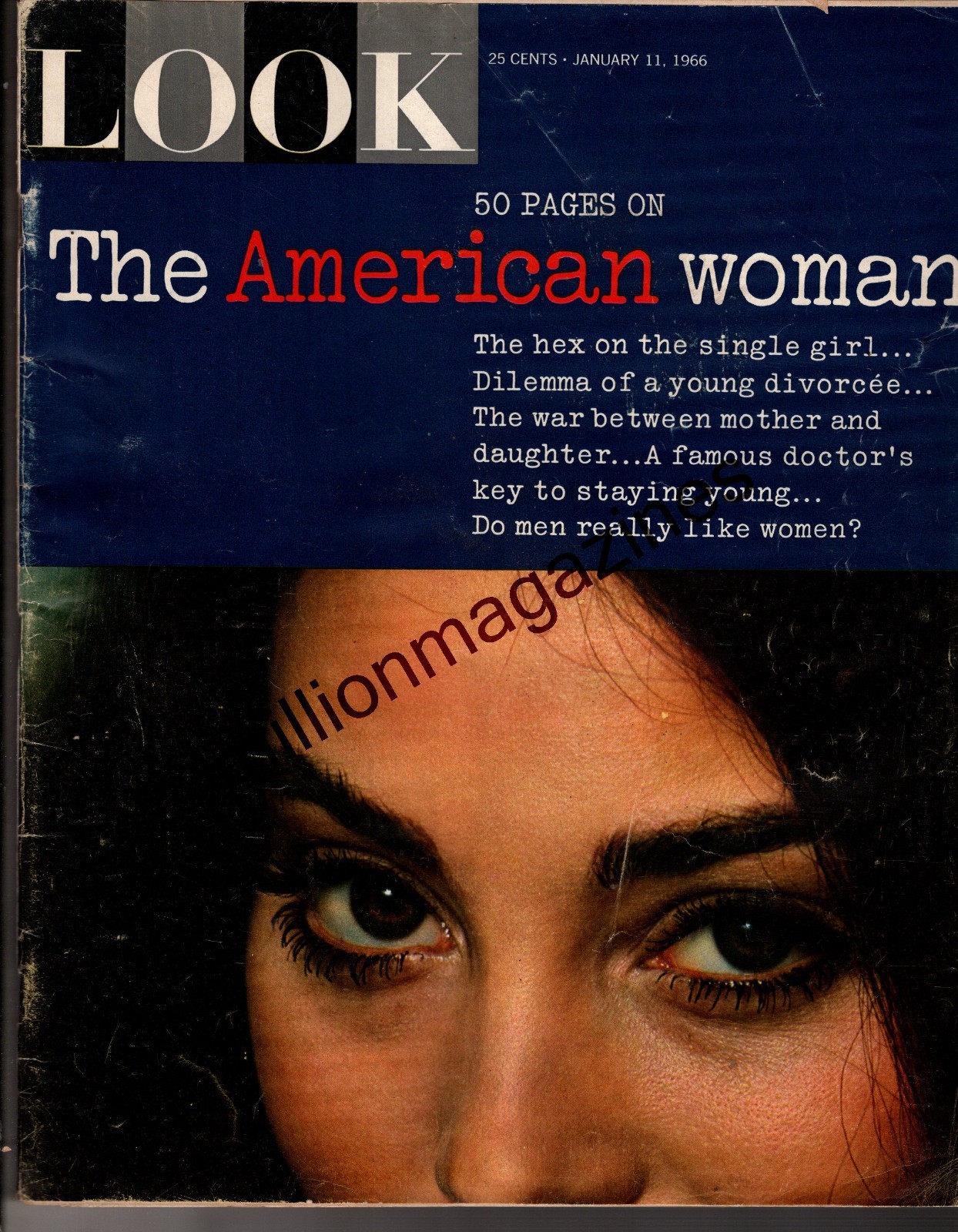 1966 Look -January 11 American woman; Norman Rockwell; Do men really like women?