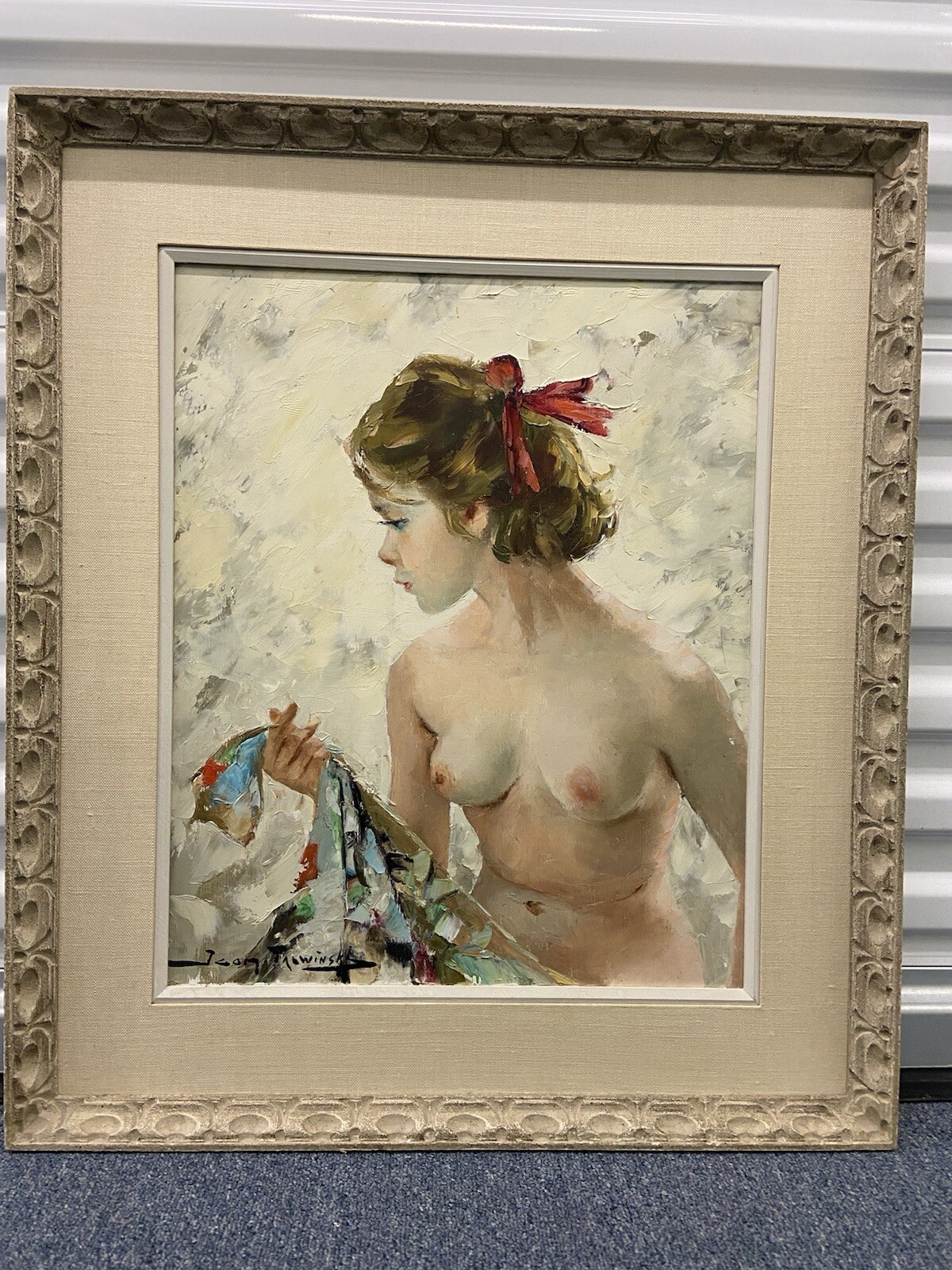 Igor Talwinski (Polish 1907-1983) Contemporary Oil On Canvas Female Figure Igor Talwinski (Polish 1907-1983) Contemporary Oil On Canvas Female Figure