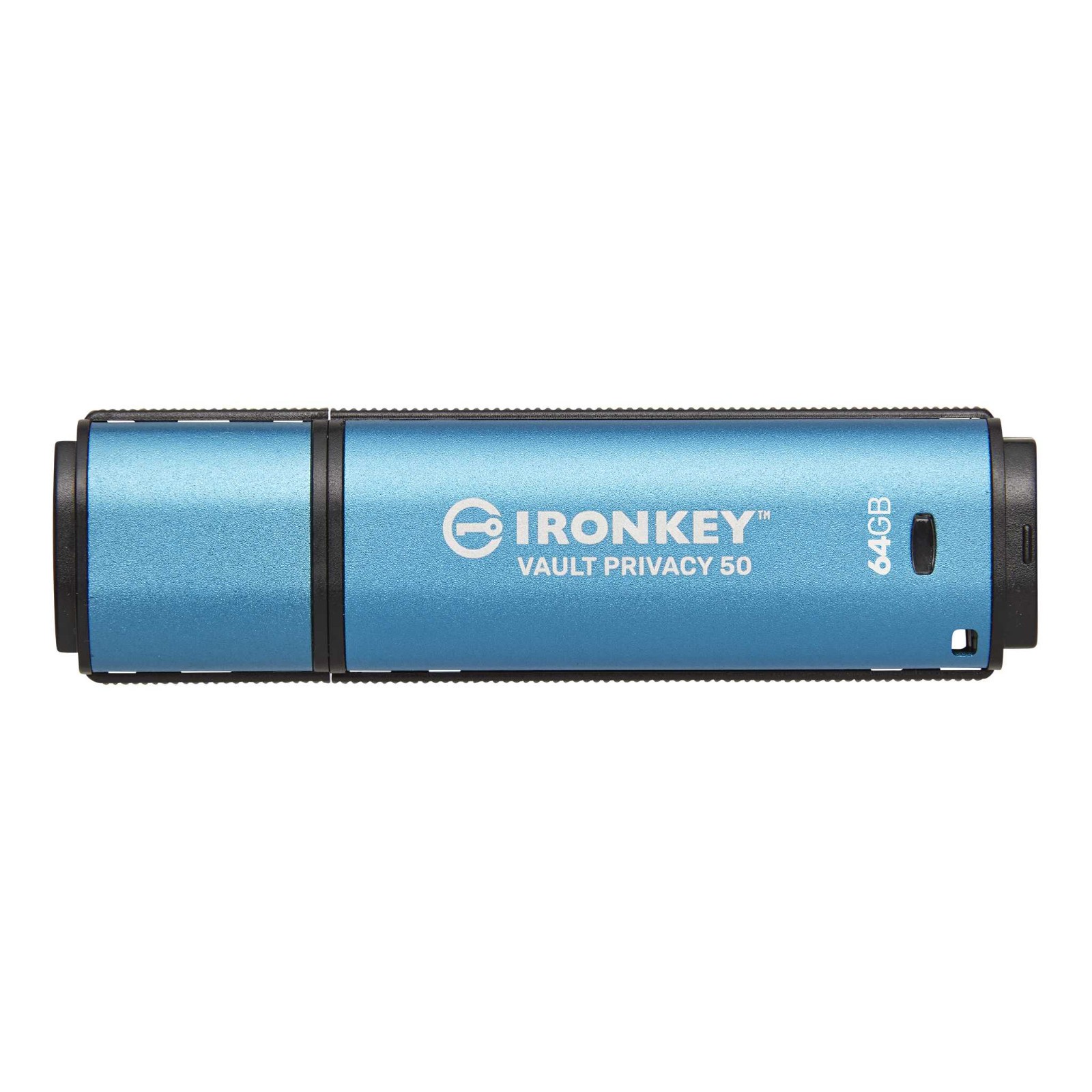 Kingston IKVP50/64GB IronKey Vault Privacy 50 Series USB-A Flash Drive, 64GB