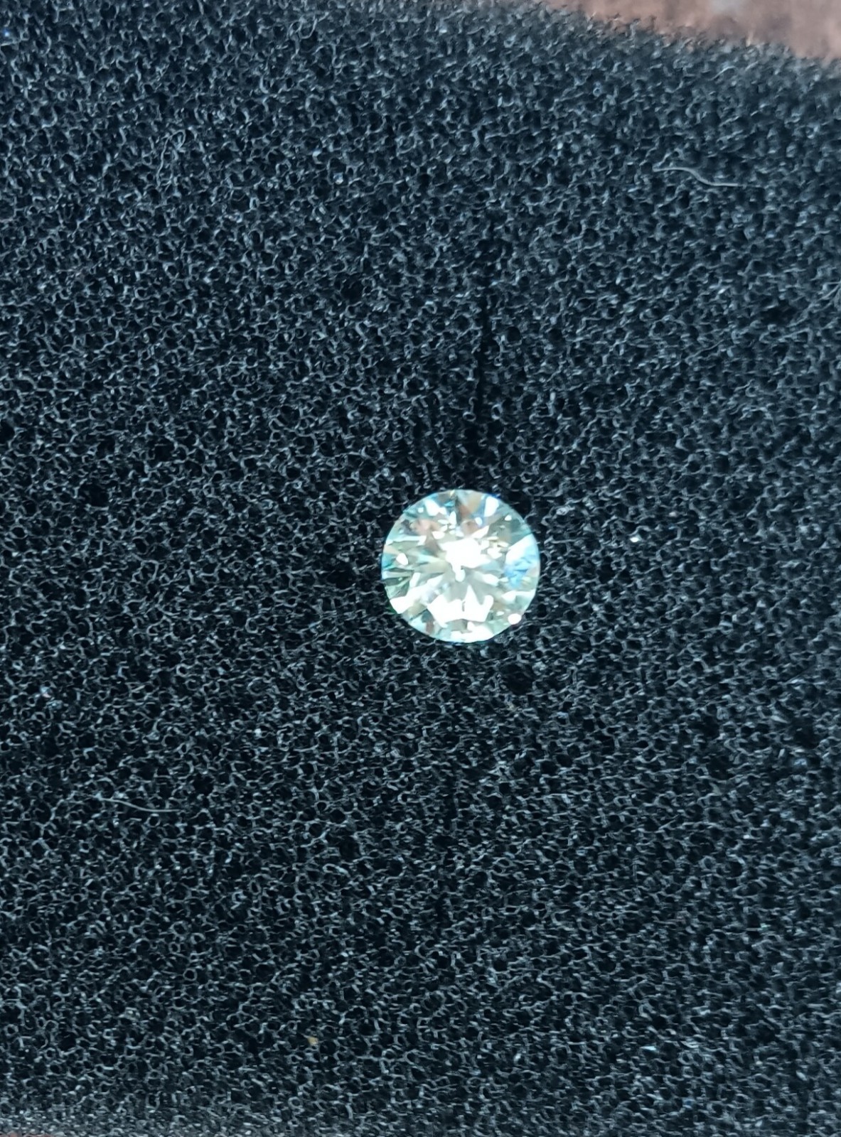 Moissanite Round Cut Loose Gemstone Blue 6.5mm 1.0CT Single Piece Moissanite Round Cut Loose Gemstone Blue 6.5mm 1.0CT Single Piece
