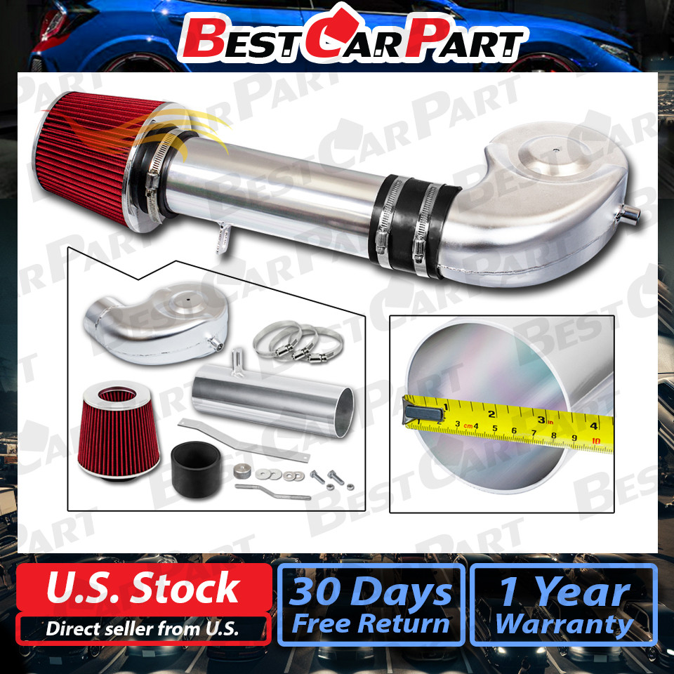 BCP RED 94-01 Ram 1500/2500 3.9L V6 5.2L 5.9L V8 Short Ram Intake Kit